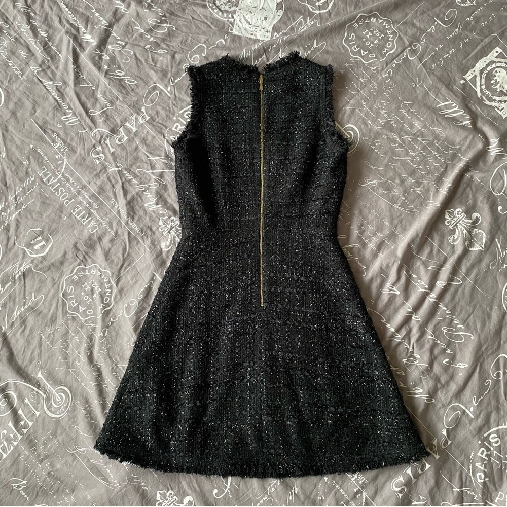 Kate Spade New York Flounce Tweed Dress - size 0 - Picture 5 of 7